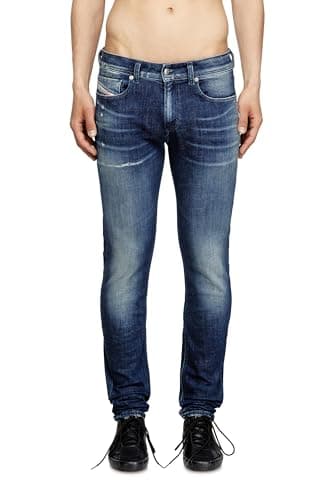 Image of Diesel 1979 Sleenker Skinny Jeans, Dark Blue, 34