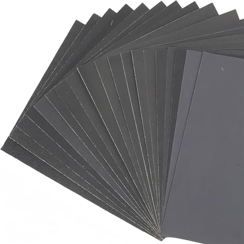 Image of 800 Grit Sandpaper 230 x 280mm Dry and Wet Sandpaper 10 Pcs Polishing Abrasive Waterproof Paper