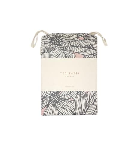 Image of Ted Baker Vietnm Double Duvet Cover set in Light Pink
