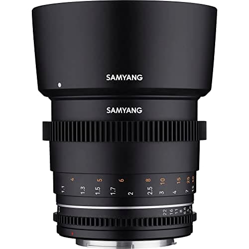 Image of Samyang VDSLR 85mm T1.5 MK2 Manual Focus Cine Lens for Micro 4/3