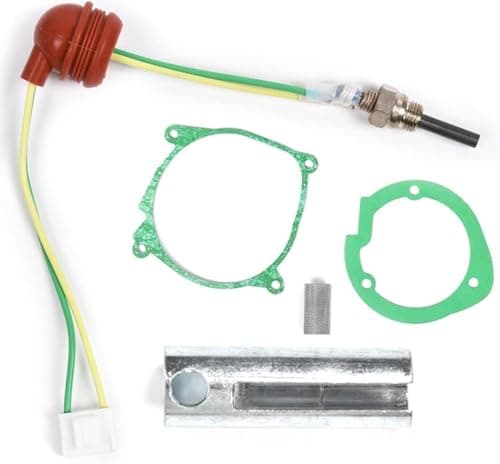 Image of Zodazoqa 5PCS 12V Glow Plug Chinese Diesel Heater Glow Plug Air Diesel Parking Heater Repair Kit with Pin Glow Plug + 2 Gaskets + Filter, 12V Ceramic Glow Plug Repair Kit for Eberspacher D2 D4, D4S