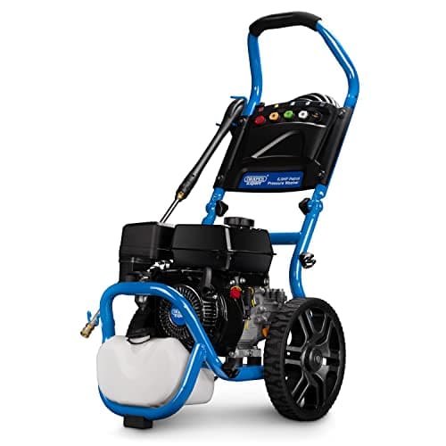 Image of Draper Expert 2700 psi Petrol Pressure Washer - 186Bar - Home Car Driveway & Patio High Power Jet Wash Cleaner with Accessories