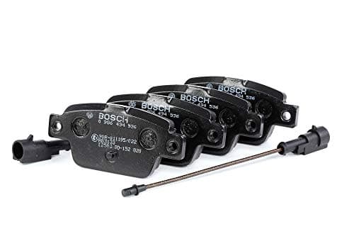 Image of Bosch Brake Pads Set, Low-metallic, Rear, 0 986 494 536, ECE R90 Certified, 1 Year Warranty
