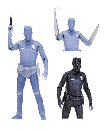 Image of NECA Official - Terminator Figure White Hot T-1000 Ultimate 7" Action Figure