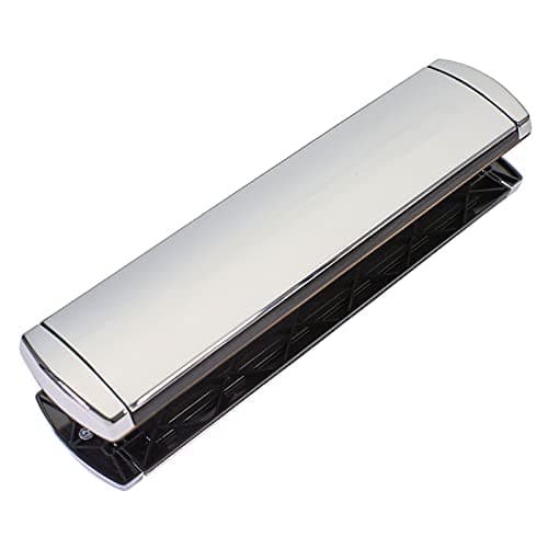Image of 12" Letterplate Door Letterbox UPVC Wood Omega Premium Sprung Heavy Duty 40-80 - Chrome (Polished)