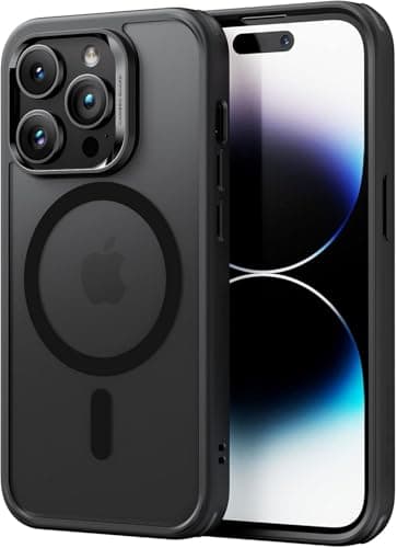 Image of ESR for iPhone 14 Pro Max Case, Magnetic Clear Case Compatible with MagSafe, Shockproof Military-Grade Protection, Classic Hybrid Magnetic Case for iPhone 14 Pro Max 6.7 inch, Frosted Black