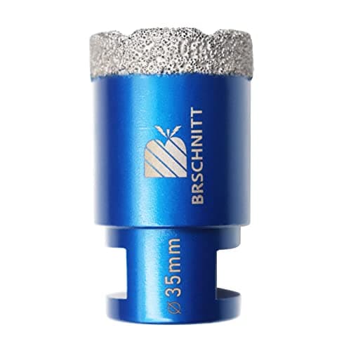 Image of Diamond Drill Bit 35mm,BRSCHNITT 1pc M14 Vacuum Brazed Diamond Tip Drill Bit for Tile Porcelain Stoneware Ceramic Marble Granite Drilling,Suitable For Angle Grinders