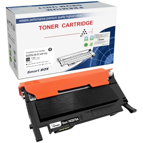 Image of TOPRINT【with Chip W2070A 117A Compatible Toner Cartridge Black 1000 Pages for HP Color Laser 150a 150w 150nw MFP 178nw 178nwg 179fnw 179fwg printers