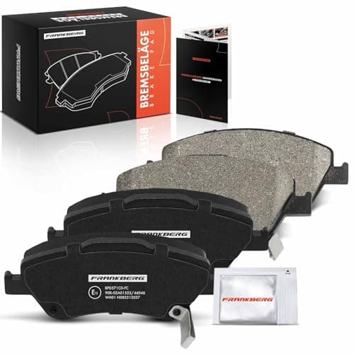 Image of Frankberg Brake Pad Set incl. 4x Pads Front Compatible with A.u.r.i.s E15 Replace# 0446502210,0446502370