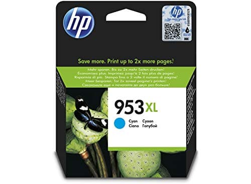 Image of HP Ink Cartridges Brand Model Tintenpatrone NR.953XL/F6U16AE Cyan – F6U16AE