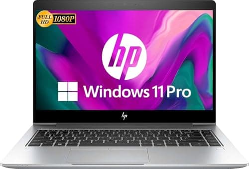 Image of HP Elitebook 840 G6 Business Laptop, 14" FHD Notebook, Intel Core i5-8265U, 16GB RAM, 512GB SSD, US QWERTY Keyboard, Windows 11 Pro (Renewed)