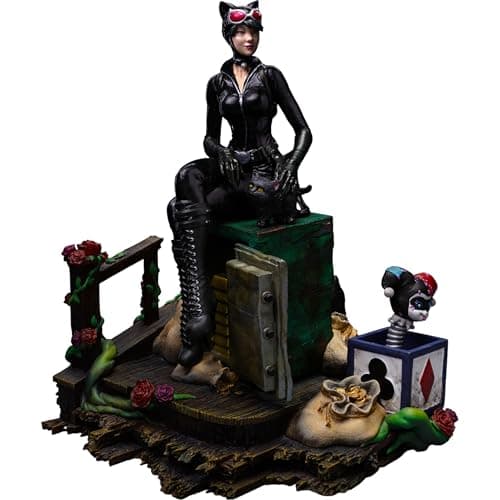 Image of Iron Studios Art Scale 1/10 Catwoman Deluxe Gotham City Sirens DC Comics Statue 21cm