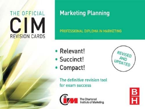 Image of CIM Revision Cards Marketing Planning