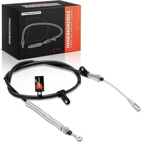 Image of Frankberg Handbrake Cable Parking brake Front Compatible with Jumper Bus Jumper Box Ducato Bus Ducato Box Movano C Box Boxer Bus Replace# 1341023080