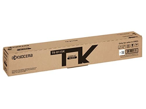 Image of Kyocera TK-8115K Laser Toner Black Original Premium Printer Cartridge 1T02P30NL0 for Ecosys M8124, ECOSYS M8130