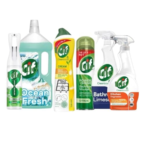 Image of Household Cleaning Products Set, 6-Piece Bundle