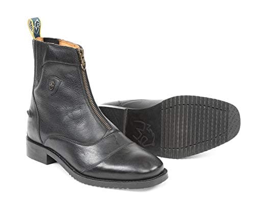 Image of Moretta Shires Ladies Viviana Zip up Short Paddock Boots in Black 9/43, Black