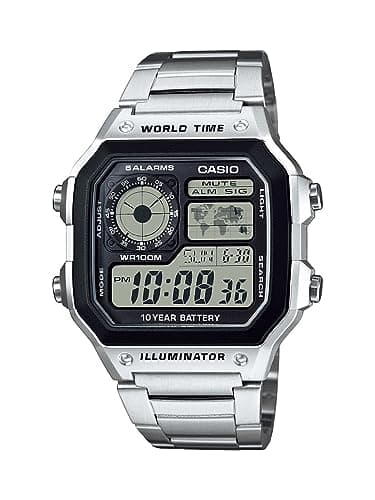 Image of Casio Men's AE1200WHD-1A Stainless Steel Digital Watch