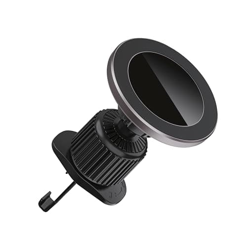 Image of groov e GV-WM9 Car Phone Mount - Magnetic Smartphone Holder, Compatible with MagSafe, Has Universal Air Vent Clip, Comes with a Metal Plate