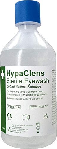 Image of Safety First Aid Group HypaClens Emergency Sterile Eye Wash Bottle (500ml)