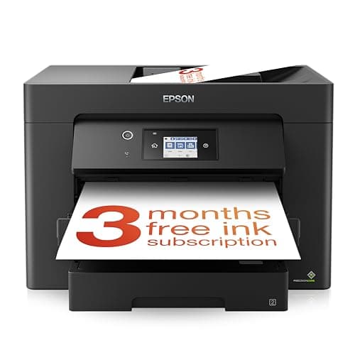 Image of Epson WorkForce WF-7830 All-in-One Wireless Colour Printer with Scanner, Copier, Fax, Ethernet, Wi-Fi Direct and ADF