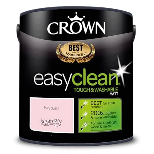 Image of Crown Easyclean Matt Emulsion Paint 2.5L Fairy Dust