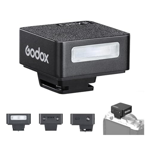Image of Godox iM20 Mini On-Camera Flash Speedlite 5 Power Levels 3s Recycle Time 440 Full Power Flashes Built-in Battery Replacement for Canon Nikon Sony Mirrorless Cameras