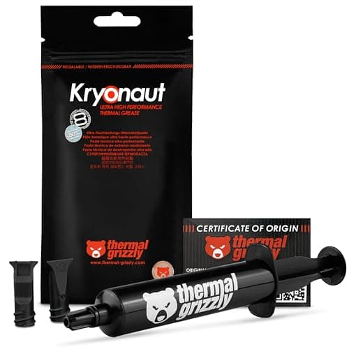 Image of Thermal Grizzly Kryonaut (37g) – Thermal Paste for CPU, GPU and consoles – Non-Conductive Thermal Compound with High Thermal Conductivity