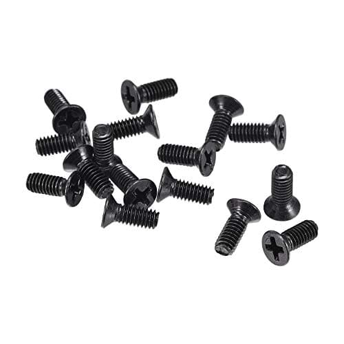 Image of sourcing map M4 x 10mm Phillips Screw Fastener Black for Laptop PC TV Fan Switch 50pcs