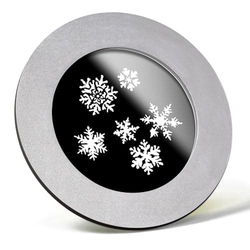 Image of HILITING HD Logo Lens for LED Logo Projector GOBO Lens GOBO Glass Films - Snowflake