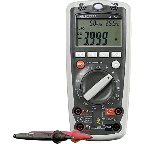 Image of VOLTCRAFT MT-52 Digital MultimeterCAT III 600 V