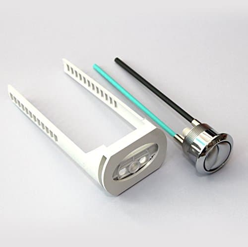 Image of Replacement Backplate/Support and Dual Flush Buttons for Ideal Standard Toilet cisterns 240.276.00.1 + 261.616.00.1 Impuls 250
