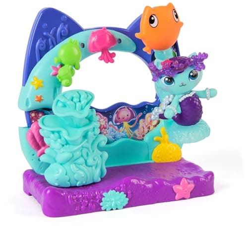 Image of Gabby's Dollhouse: The Movie, Mercat's Aquarium Balcony, with Toy Figure & Dollhouse Accessories, Kids Toys for Girls & Boys Ages 3 and Up