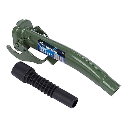 Image of Pro User - Steel Jerry Can Spout - 22cm - Green