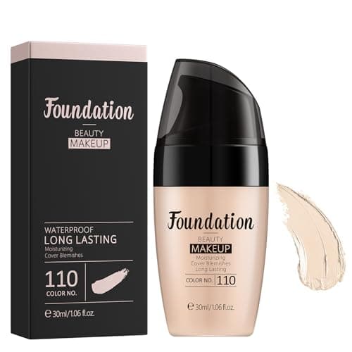 Image of Color-Changing Full Coverage Liquid Foundation for Mature Skin - Flawless, Long-Lasting, All-Day Wear Makeup Base