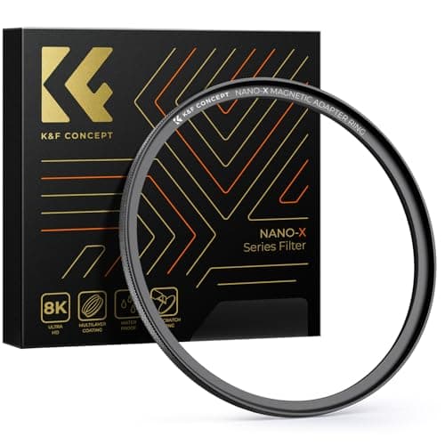 Image of K&F CONCEPT 77-82mm Magnetic Filter Adapter Step-Up Rings