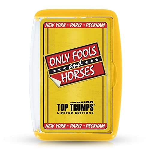 Image of Top Trumps Only Fools and Horses Limited Editions Card Game, play with Rodney, Del Boy and Uncle Albert and revisit the top 30 moments, for Ages 16 plus