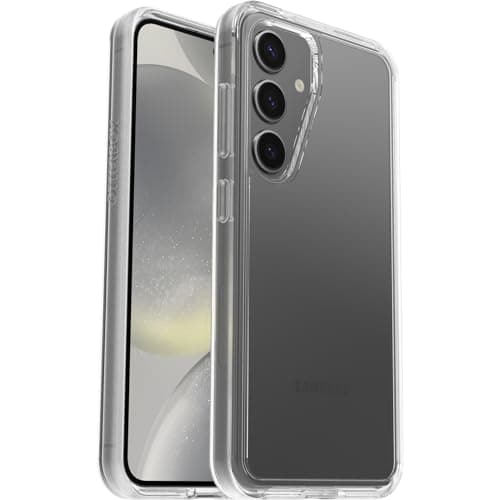 Image of OtterBox Symmetry Clear Case for Samsung Galaxy S24, Shockproof, Drop proof, Protective Thin Case, 3x Tested to Military Standard, Clear, Non-Retail Packaging