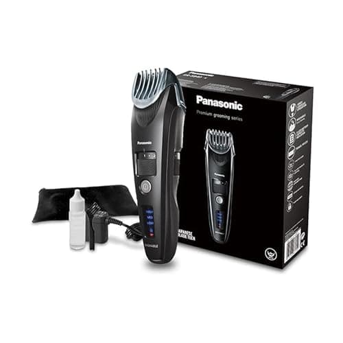 Image of Panasonic ER-SB40 Wet & Dry Electric Beard Trimmer for Men with 20 Cutting Lengths, UK 3 Pin Plug