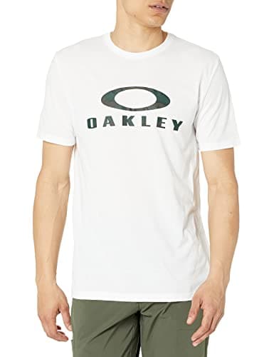Image of Oakley Unisex's O Bark T-Shirt, White/B1b Camo Hunter, XS
