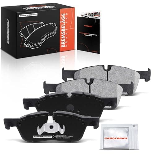 Image of Frankberg Brake Pad Set incl. 4x Pads Front Compatible with Discovery Sport L550 R.a.n.g.e R.o.v.e.r Evoque L538 Replace# LR072681, LR061373