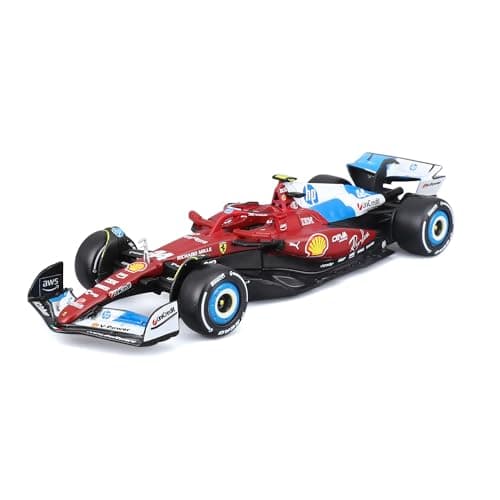 Image of Bburago - Ferrari SF-25 Miami #44 Lewis Hamilton Livery, 1:43 Scale Model, Replica of the Miami GP F1 Single-Seater, Realistic Details, Officially Licensed by Ferrari, 3+
