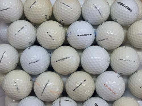Image of Callaway Golf Balls Supersoft Warbird CXR Grade B lake balls 24 pack