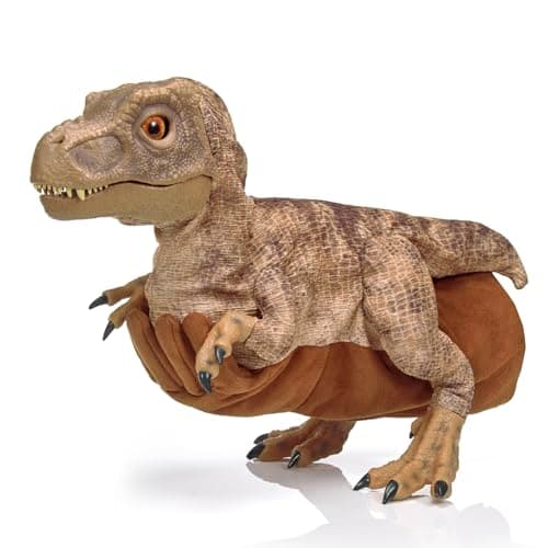 Image of WOW! STUFF Jurassic Park Real FX Baby T.REX Dinosaur, Special Edition Hyper-Realistic Animatronic Toy, Life-like with Real Movie Sounds, Jurassic World Official Gifts, Collectables and Toys