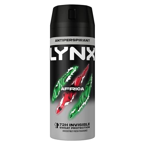 Image of Lynx Limited Edition FIFA Africa Anti-Perspirant Aerosol men's deodorant spray with a squeezed mandarin & sandalwood fragrance for 72h protection with our anti-white marks & stains formula 150 ml