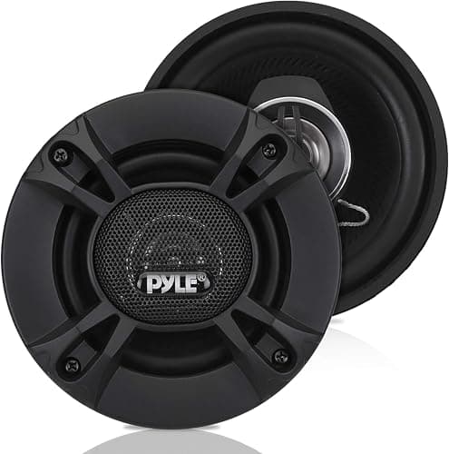Image of Pyle Car Stereo Speakers 10.16cm, 2-Way 240W Coaxial Loudspeakers, Universal OEM Replacement for Vehicle Door/Side Panel, Pro Audio Sound, Black (Pair)