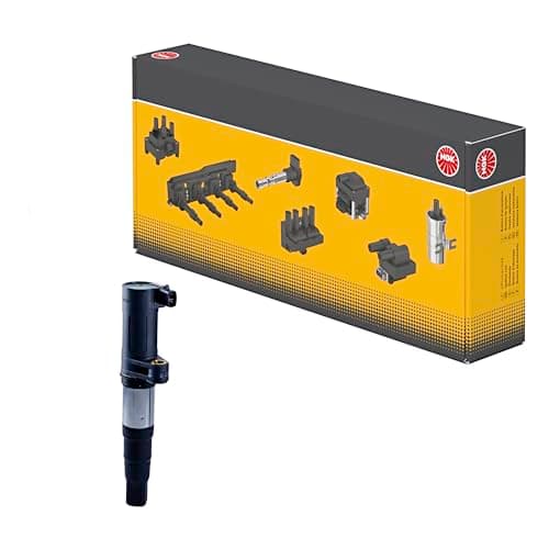 Image of NGK U5001 Ignition Coil, Car Compatible, Value for Money, Easy to Use, Design & Durable, Black