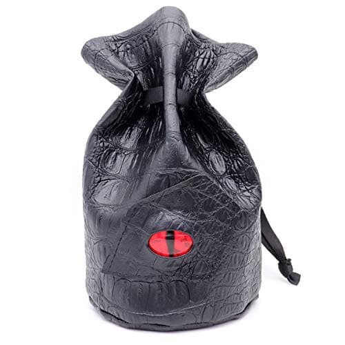 Image of Haxtec Standing Dragon Eye Dice Bag-Red L