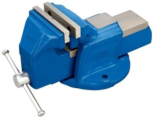 Image of Draper 44506 Engineers Bench Vice, 100mm , Blue