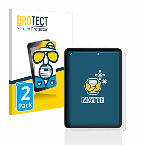Image of brotect Screen Protector Anti-Glare compatible with Apple iPad Air 4 WiFi/WiFi Cellular 2020 (2 Pack) Screen Protector Matte, Protection Film